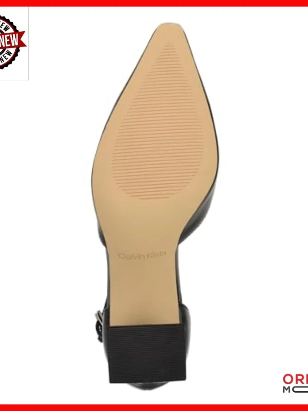 Pointy Toe Pumps with Buckle Closure, 2.68 Inch Heel, Faux Patent Leather